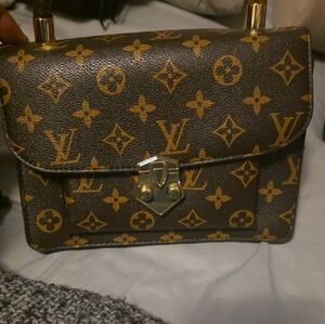 Luxury Brown Monogram Handbag